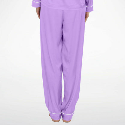 V Legend Women's Satin Pajamas - Luxury Purple (Mother Love 6 Colors)