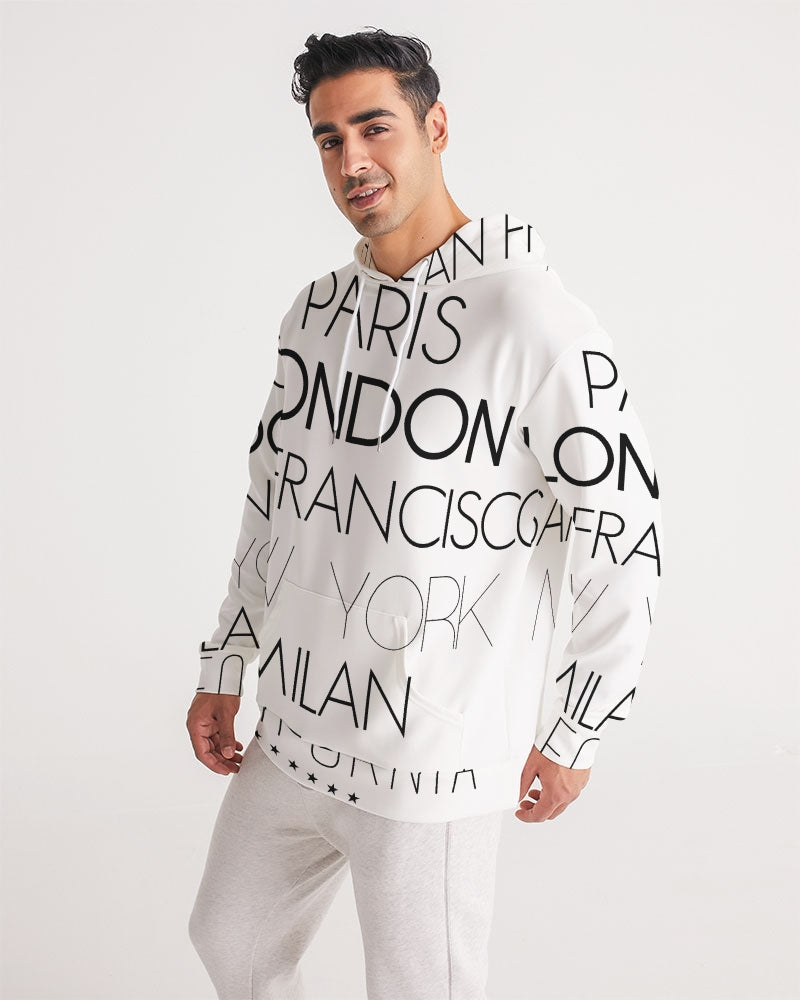 V Legend In Fashion City  Men's All-Over Print Hoodie