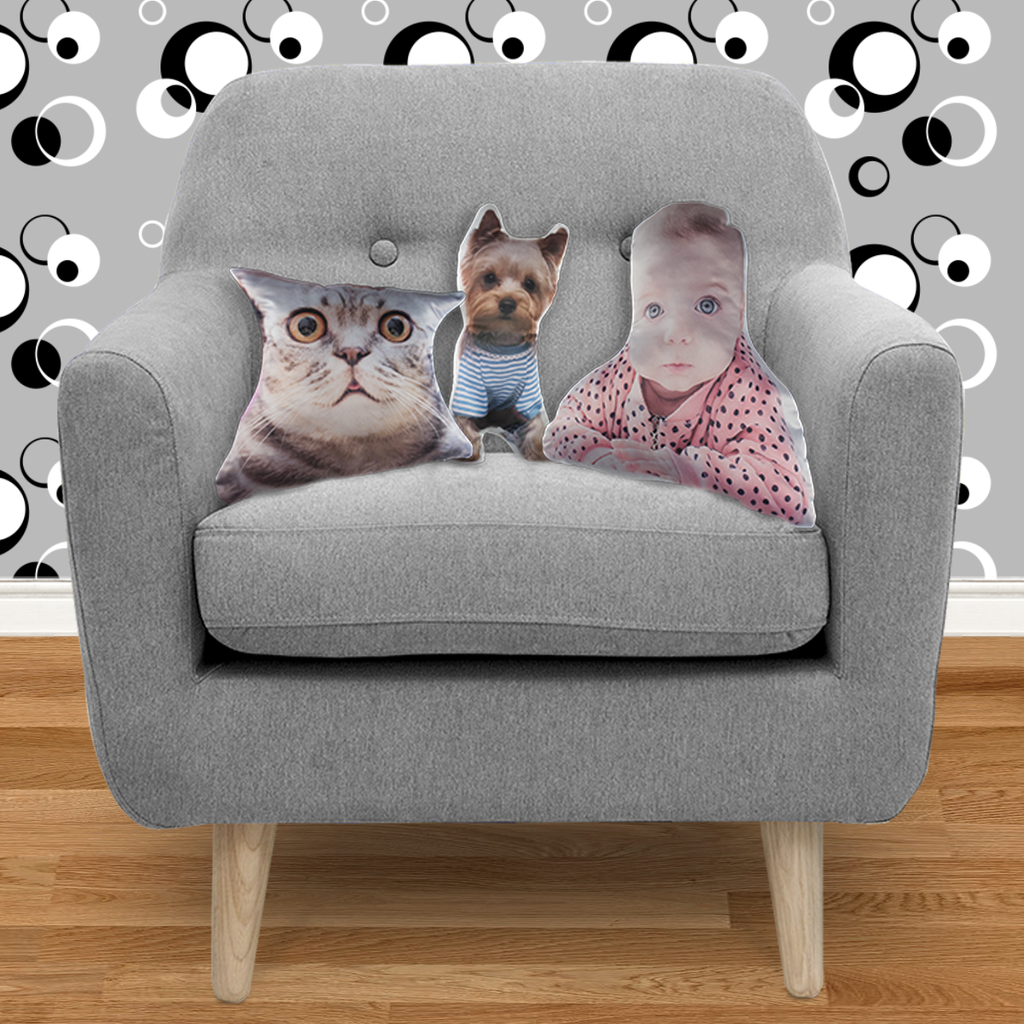 Custom Shaped Cushion: Turn Your Loved Ones into Cuddly Creations!