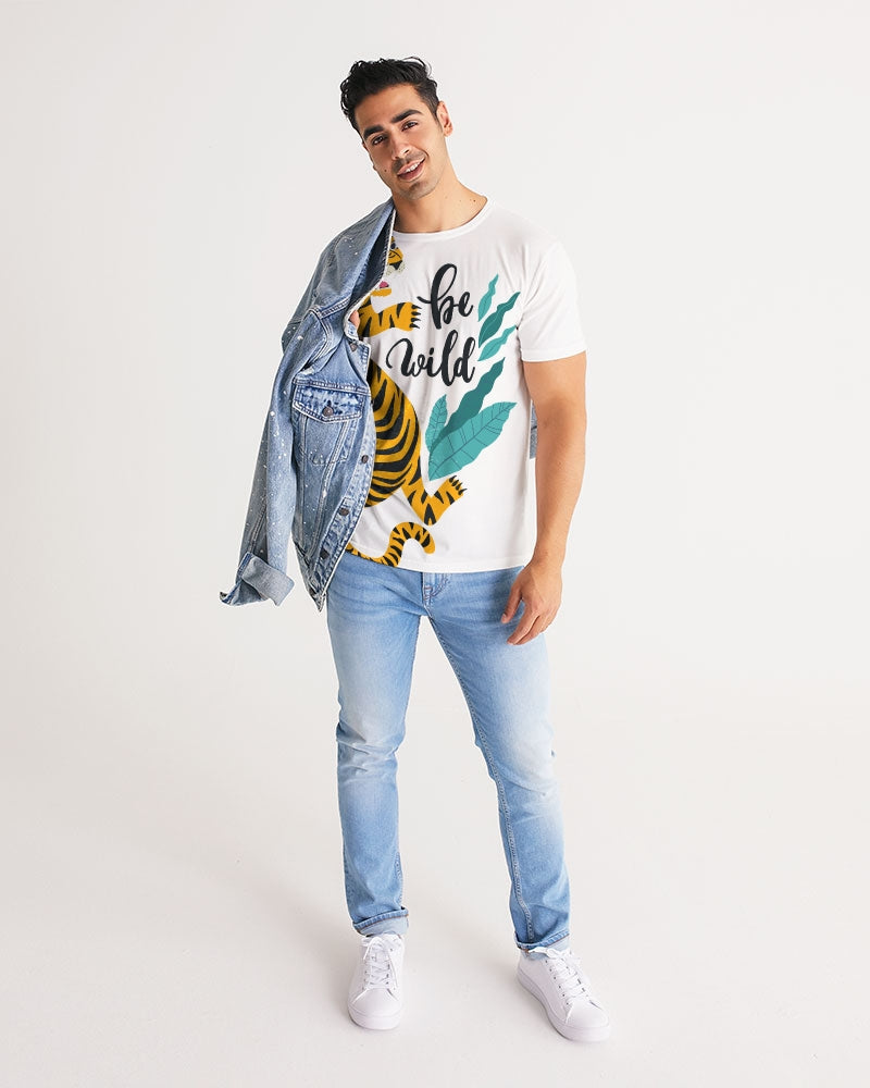 V Legend Tiger Images Men's All-Over Print Tee