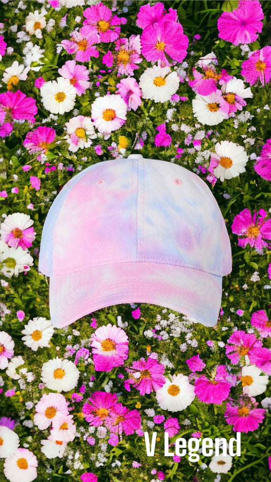 V Legend Cotton-Candy-Tie-Dyed-Hat