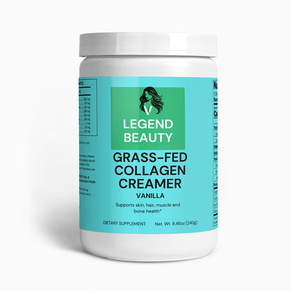 V Legend Beauty Women-Hair-Nail-Skin  Grass-Fed Collagen Creamer Powder(Vanilla)