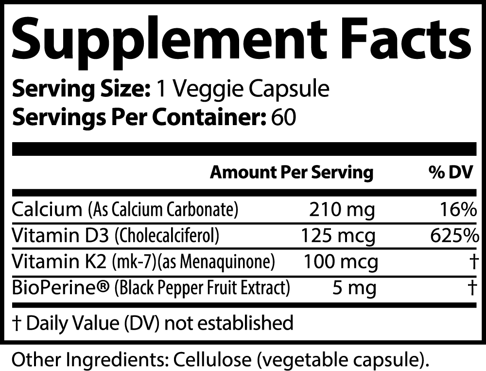 V Legend Bone & Heart Support Vitamin K2 +D3