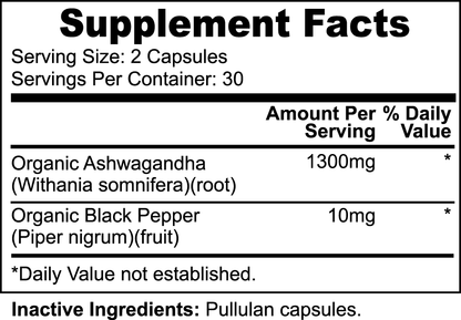 V Legend Create-Bodies Nutrition: Ashwagandha (Adult) FDA + NSF CERTIFICATES